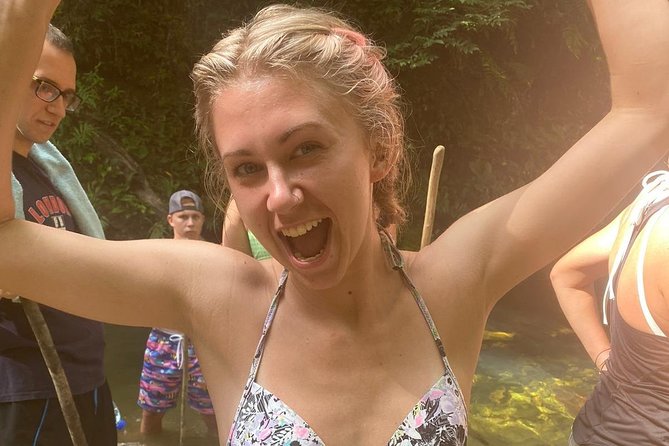 Avocat Waterfall Tour & Beach Stop Package - A rainforest waterfall with a spiritual side