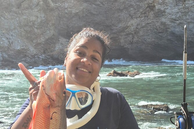 Snorkel, Spearfish & Seafood Adventure, Trinidad - The beach fire and fresh seafood lunch