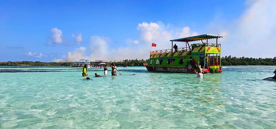 Tobago: Coral Reef Boat Tour with BBQ and Transfer - No Man’s Land and the BBQ finish